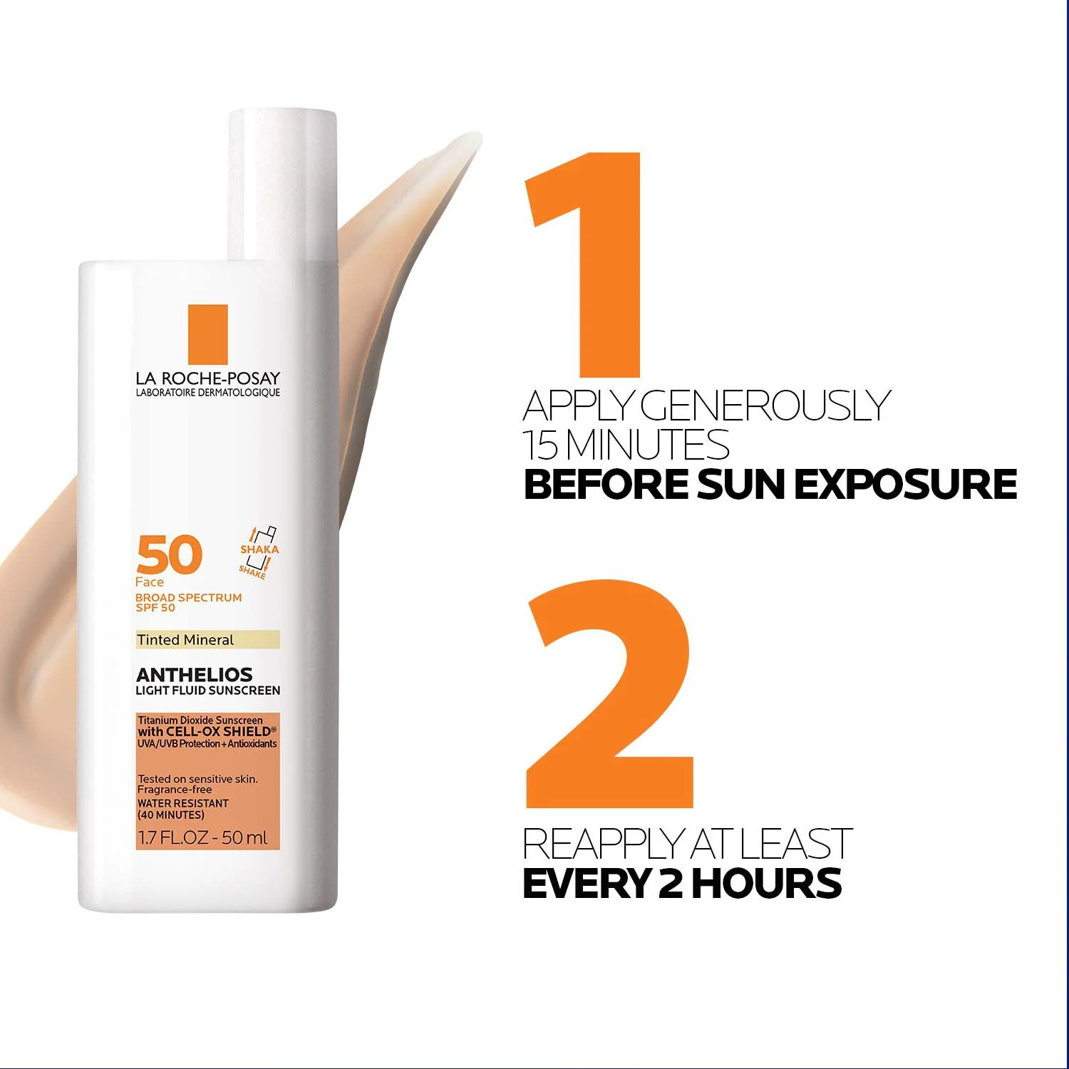 Anthelios Mineral Tinted Sunscreen for Face with SPF 7 Anthelios Mineral Tinted Sunscreen for Face with SPF