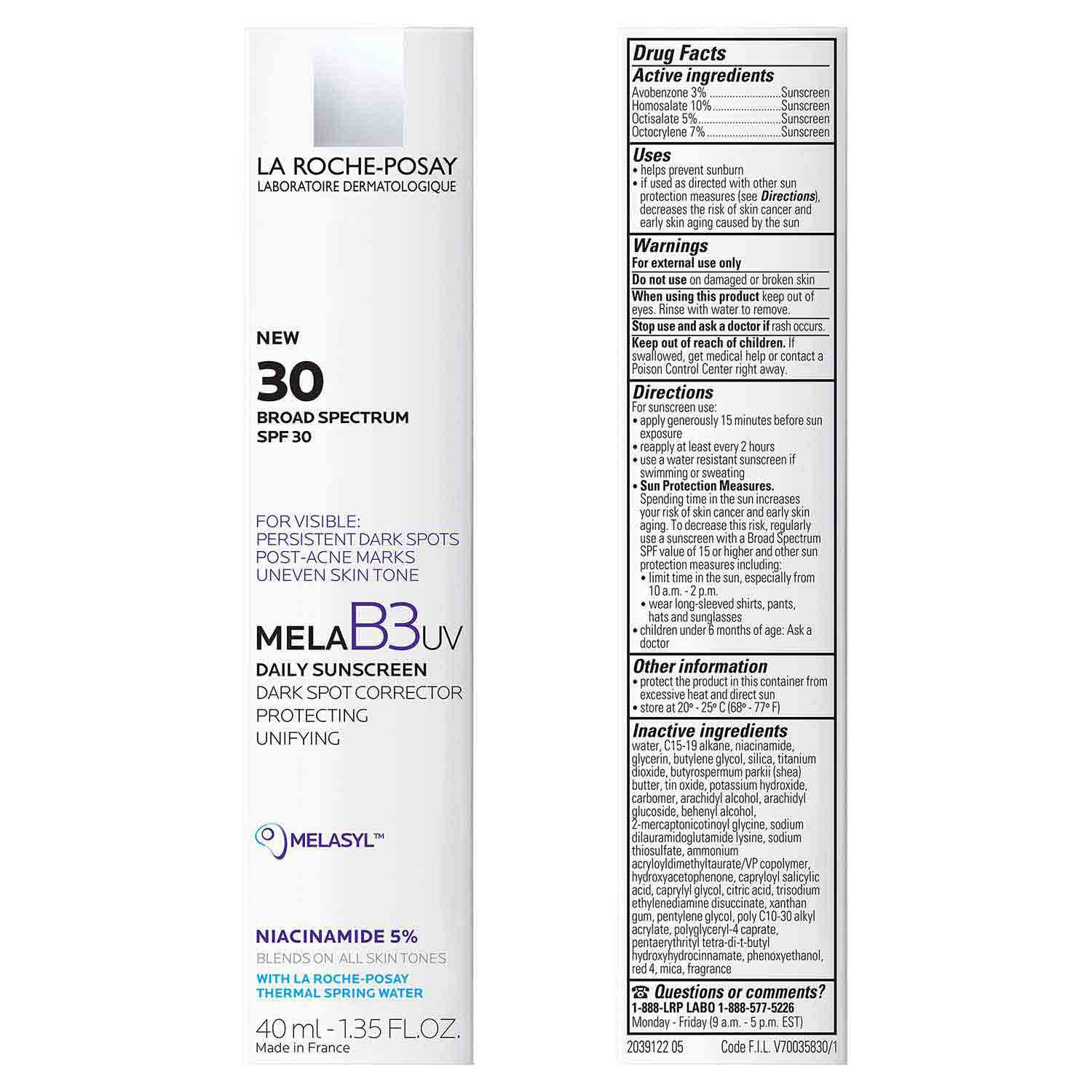 Mela B3 UV Daily Moisturizer SPF 30 With Melasyl™ + Niacinamide 6 Mela B3 UV Daily Moisturizer SPF 30 With Melasyl™ + Niacinamide