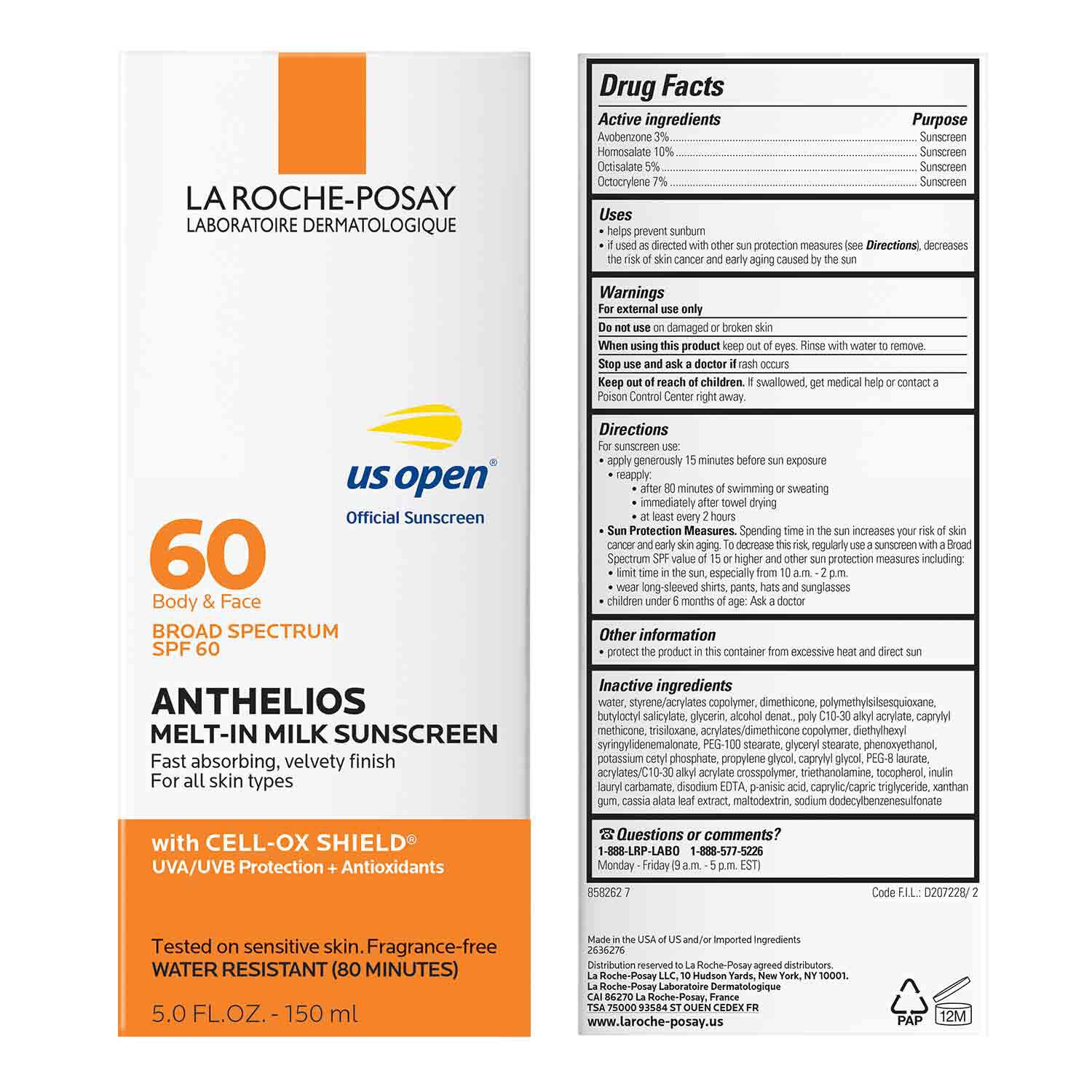Anthelios Melt-In Milk Sunscreen SPF 60 7 Anthelios Melt-In Milk Sunscreen SPF 60