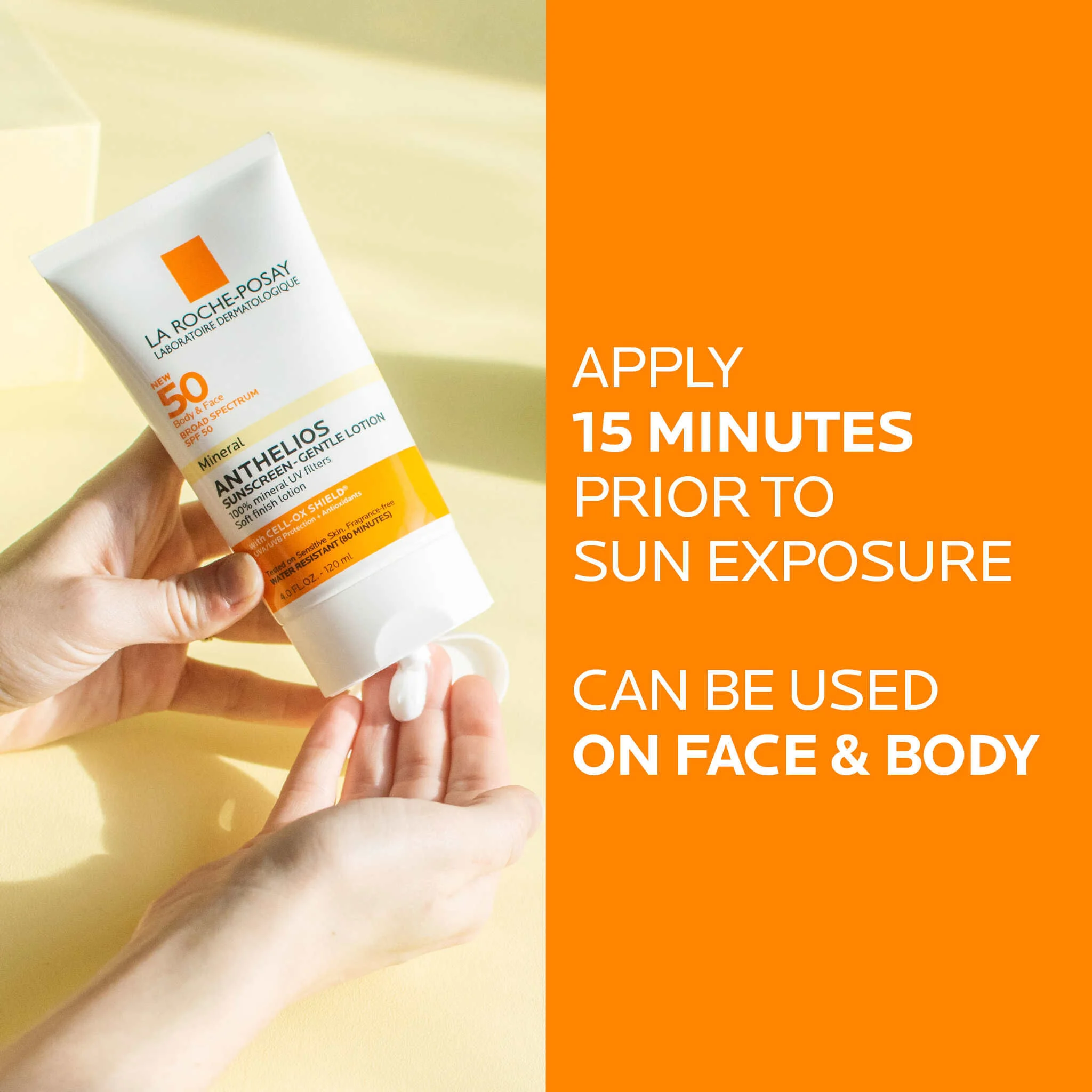 Anthelios SPF 50 Gentle Lotion Mineral Sunscreen 5 Anthelios SPF 50 Gentle Lotion Mineral Sunscreen