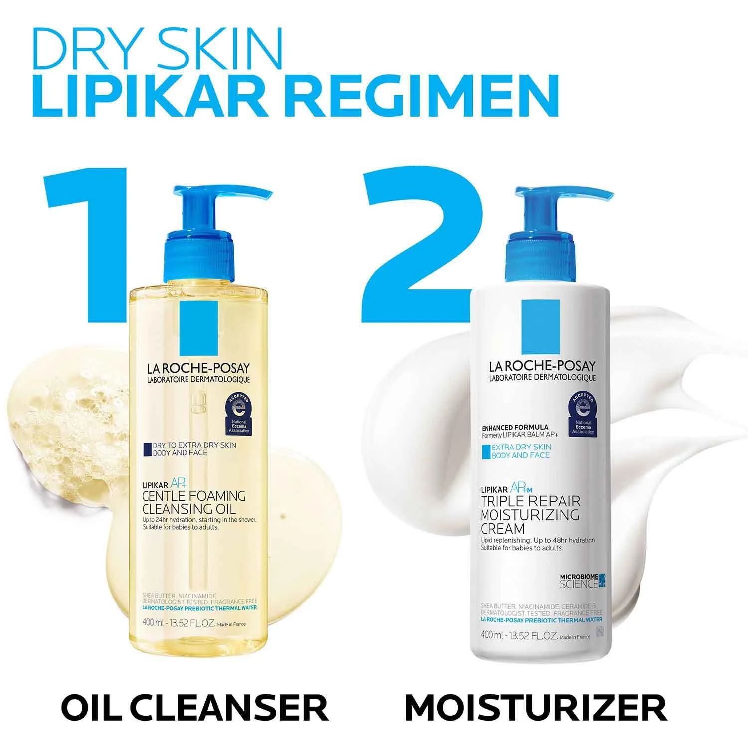 Lipikar AP+ Gentle Foaming Cleansing Oil 7 Lipikar AP+ Gentle Foaming Cleansing Oil