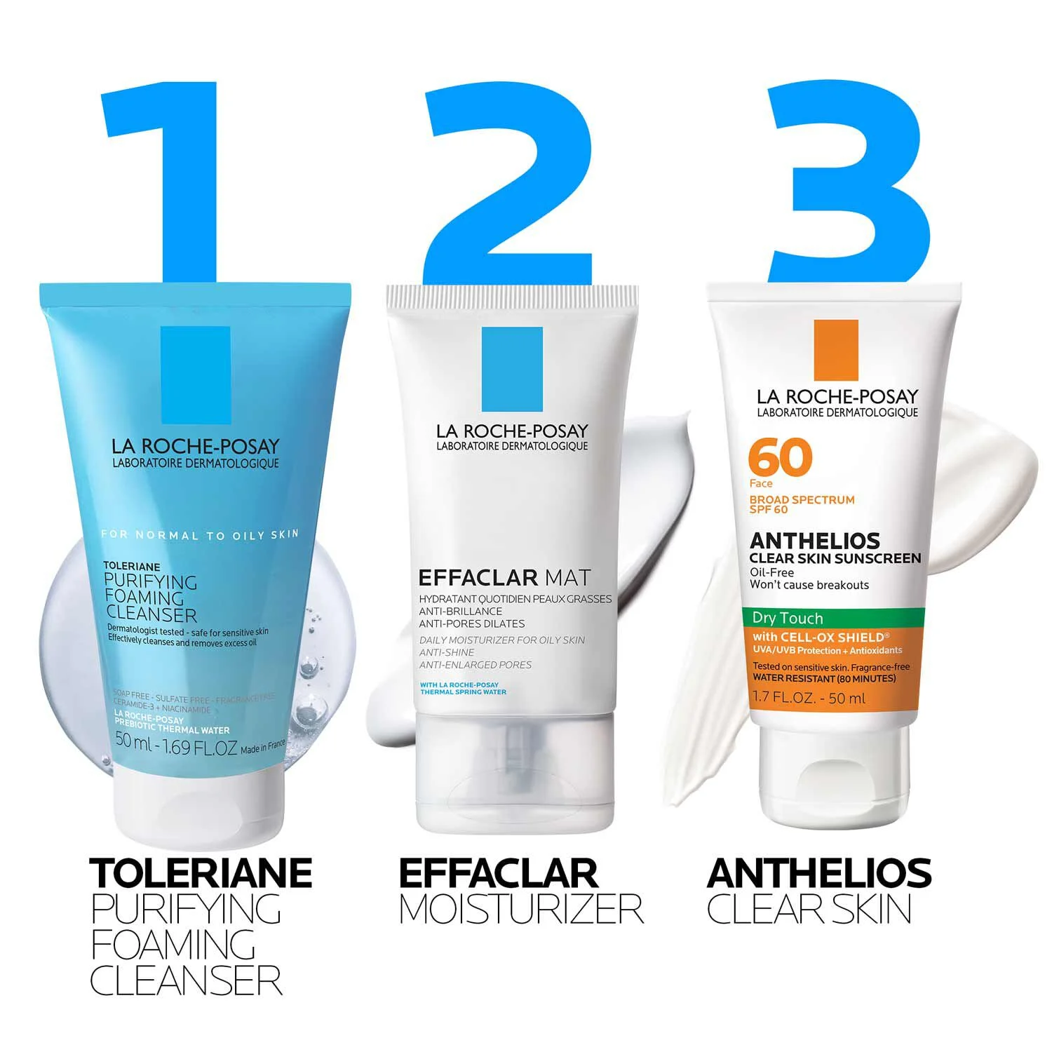 Skin Care Routine for Oily Skin Travel Set 4 Skin Care Routine for Oily Skin Travel Set