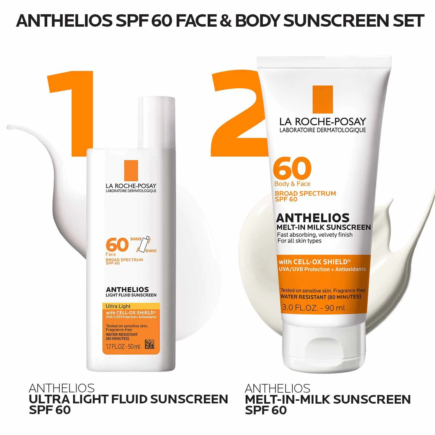 Anthelios SPF 60 Outdoor Sunscreen Set 3 Anthelios SPF 60 Outdoor Sunscreen Set