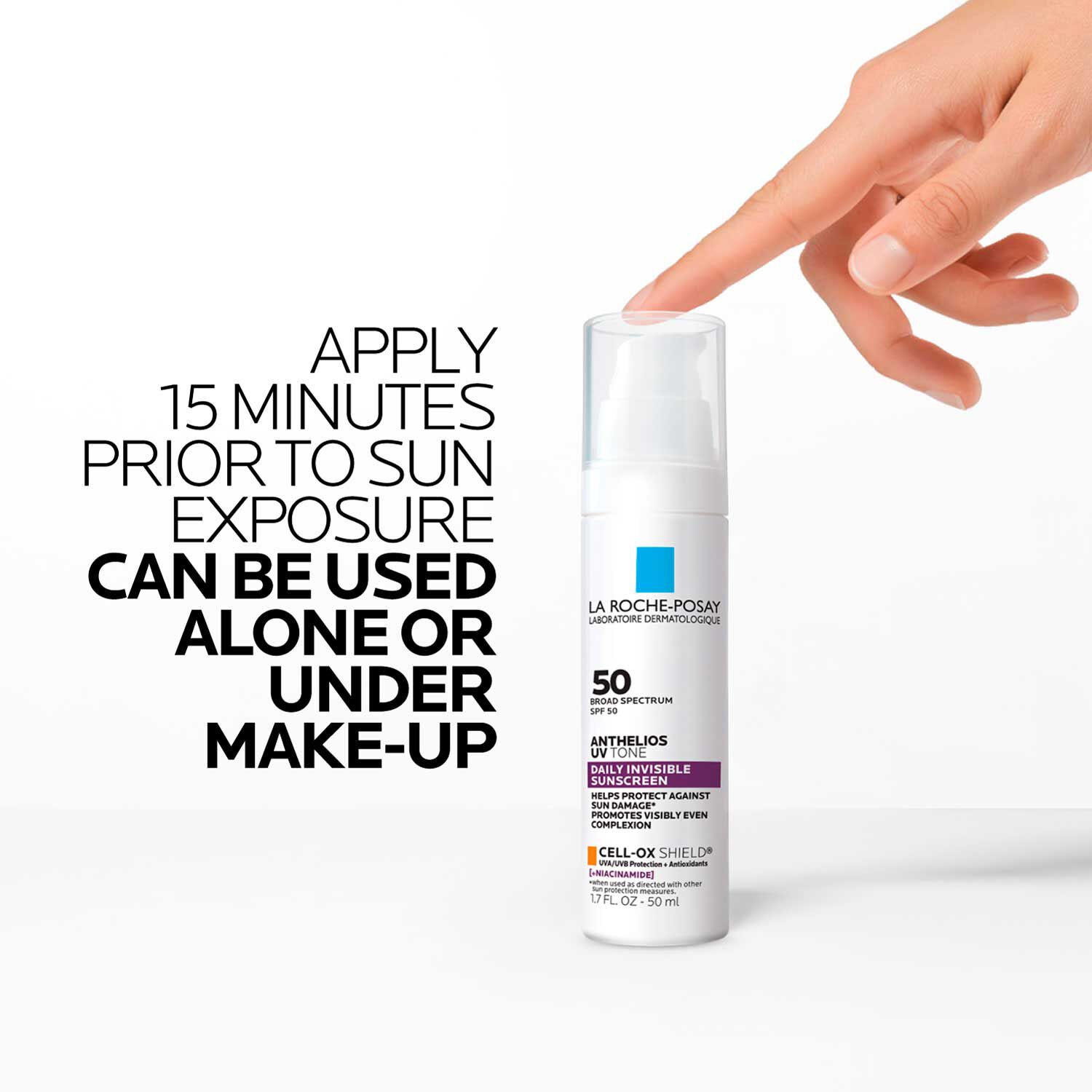 Anthelios UV Tone Invisible Sunscreen SPF 50 7 Anthelios UV Tone Invisible Sunscreen SPF 50