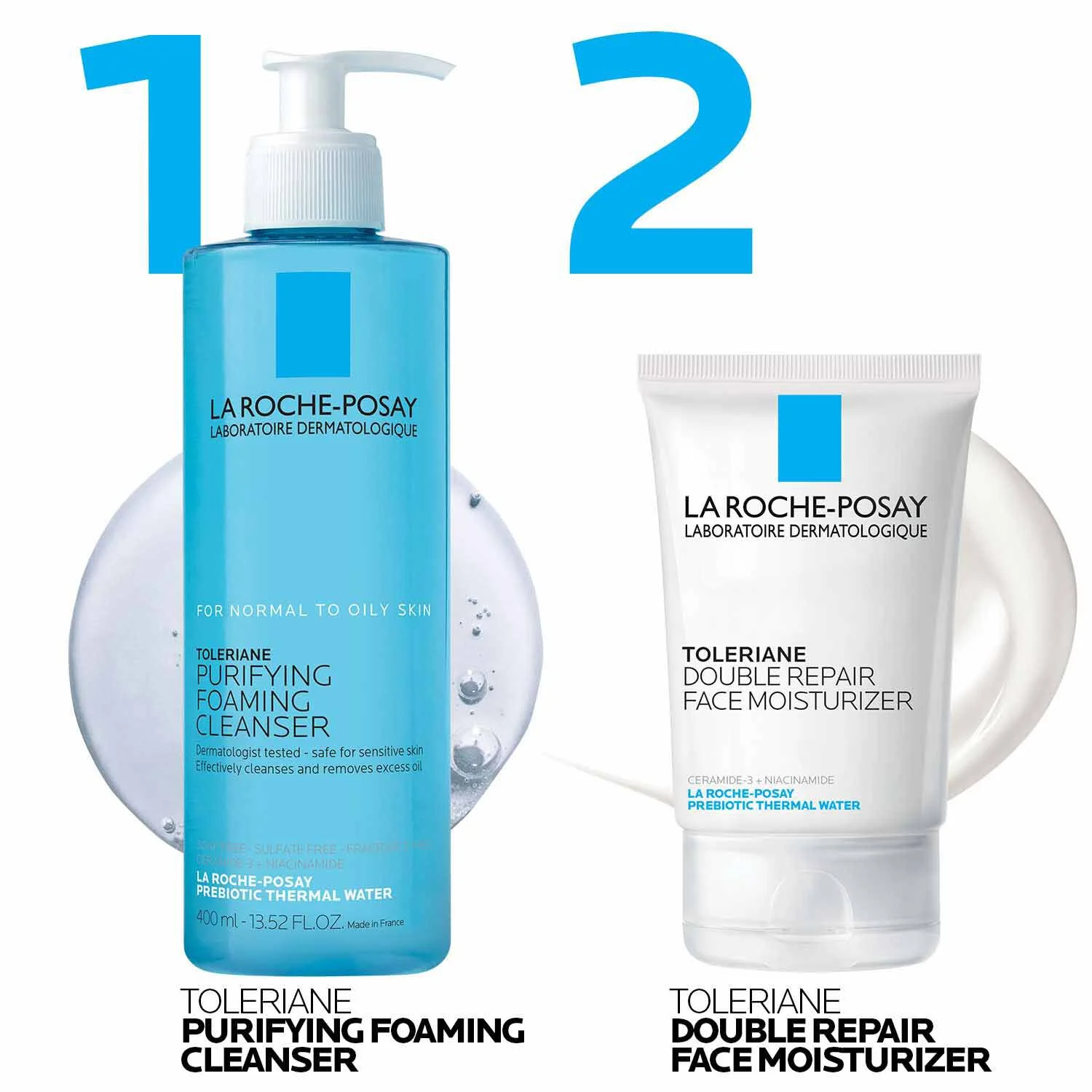 Toleriane Purifying Foaming Cleanser & Toleriane Double Repair Face Moisturizer 4 Toleriane Purifying Foaming Cleanser & Toleriane Double Repair Face Moisturizer