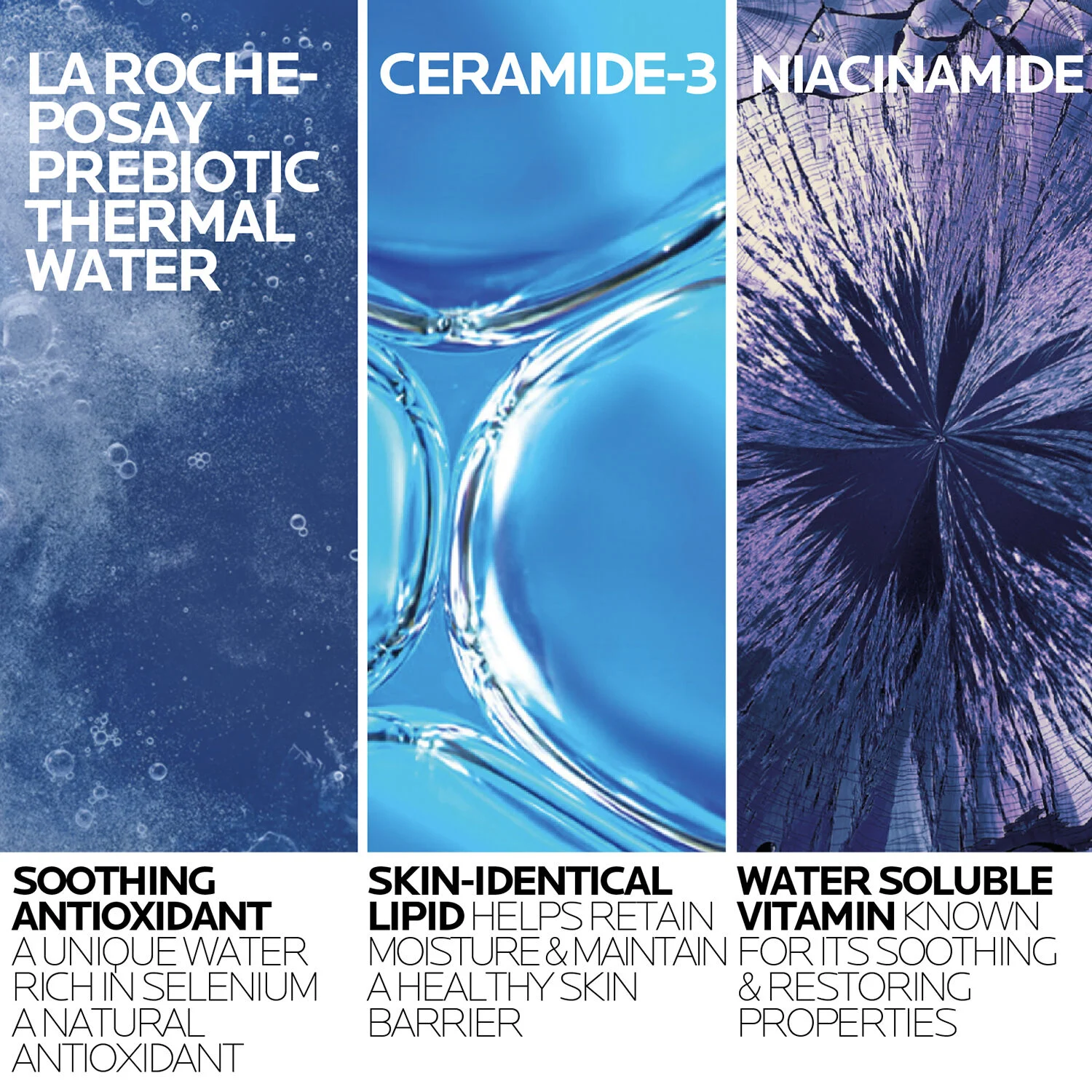 Toleriane Purifying Foaming Cleanser & Toleriane Double Repair Face Moisturizer Travel Set