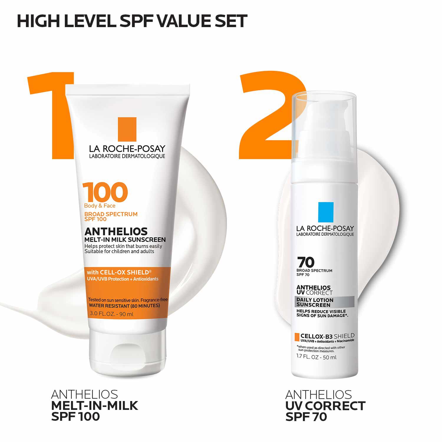 Anthelios High SPF Face & Body Sunscreen Set 3 Anthelios High SPF Face & Body Sunscreen Set