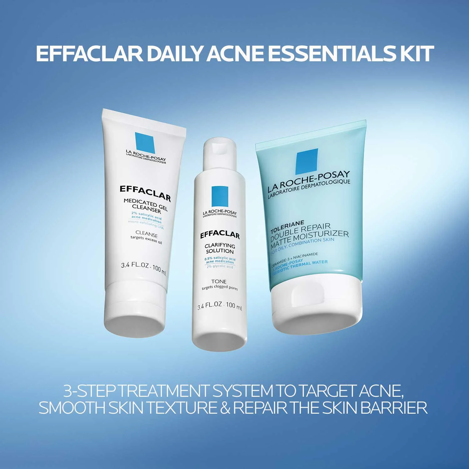 Effaclar Daily Acne Essentials Kit 3 Effaclar Daily Acne Essentials Kit