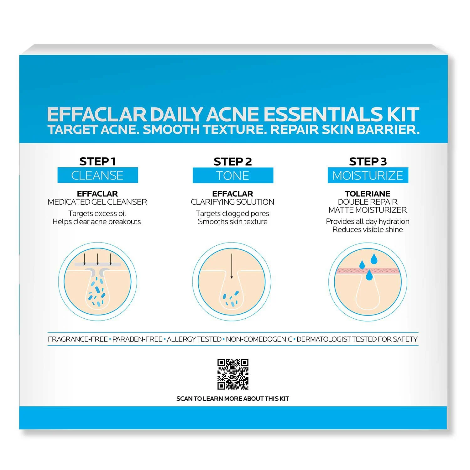 Effaclar Daily Acne Essentials Kit 7 Effaclar Daily Acne Essentials Kit