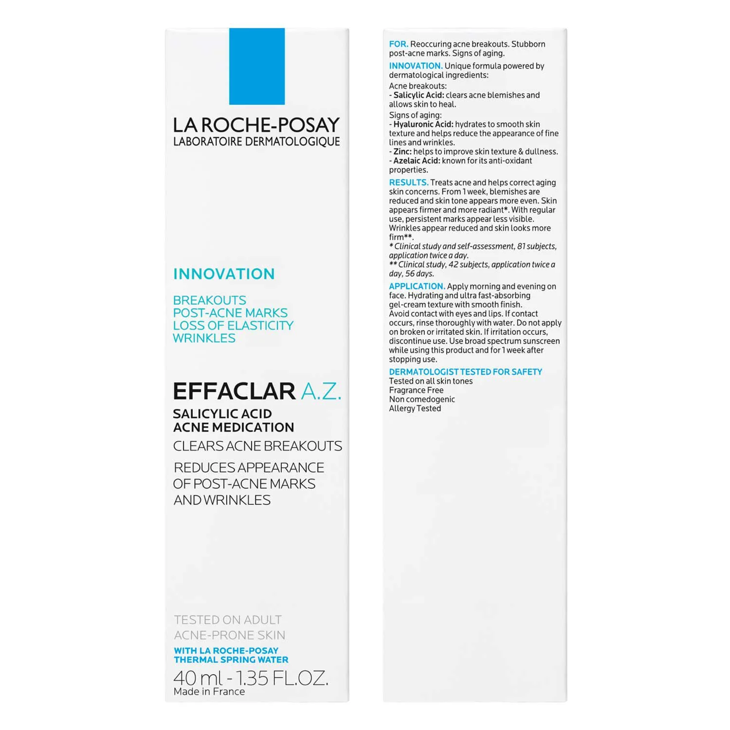 Effaclar A.Z. Gel Azelaic Acid Acne Treatment