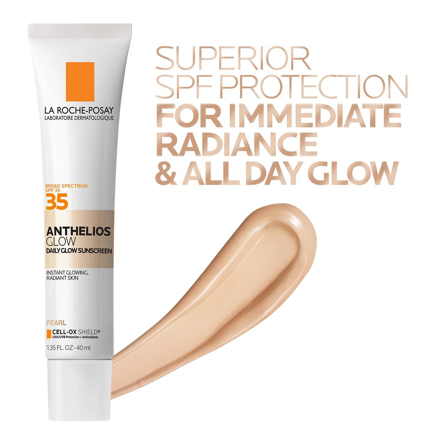 Anthelios Glow Face Sunscreen SPF 35 4 Anthelios Glow Face Sunscreen SPF 35
