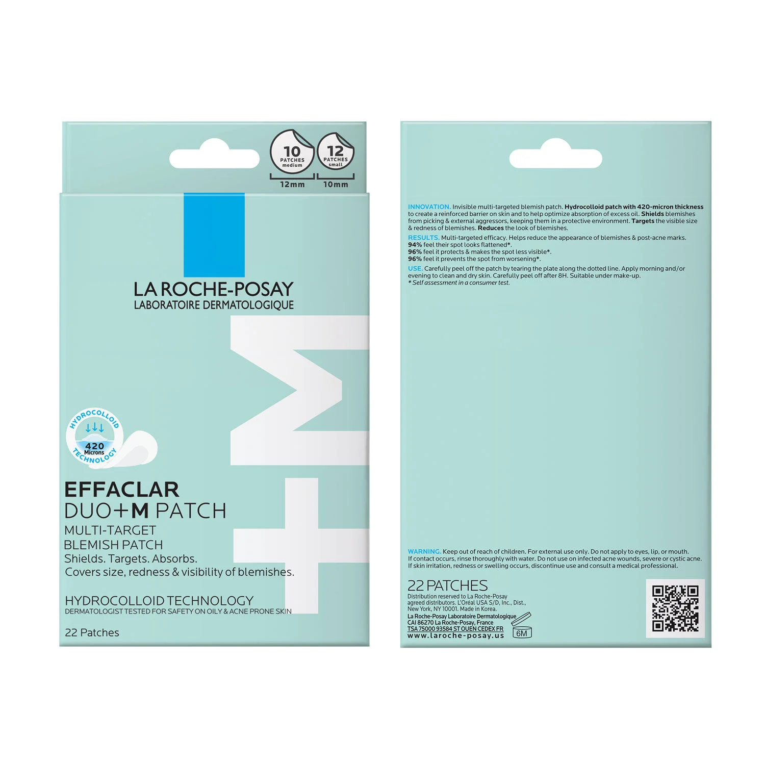 Effaclar Duo+M Multi-Target Blemish Patches 10 Effaclar Duo+M Multi-Target Blemish Patches