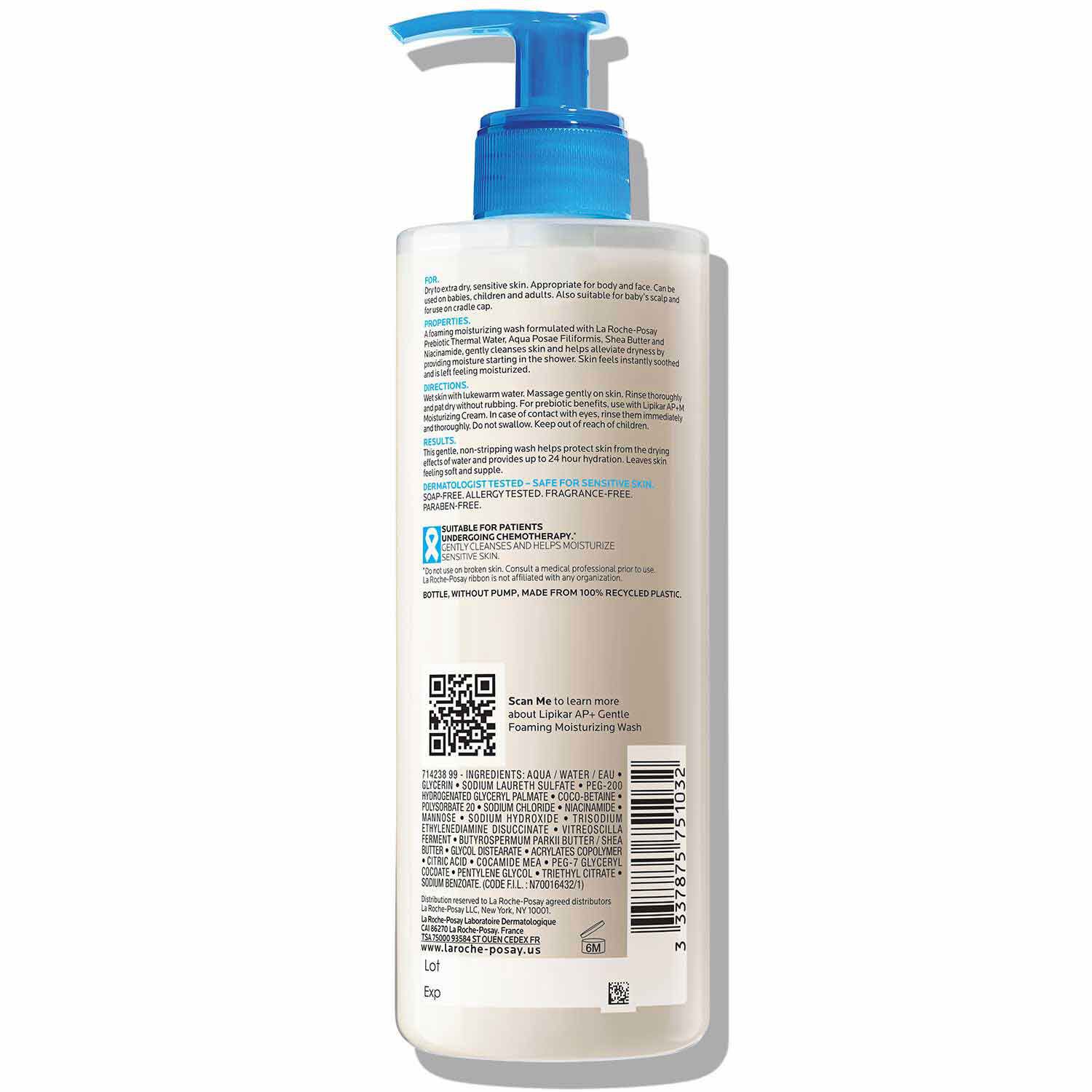 Lipikar Wash AP+ Moisturizing Body & Face Wash 6 Lipikar Wash AP+ Moisturizing Body & Face Wash