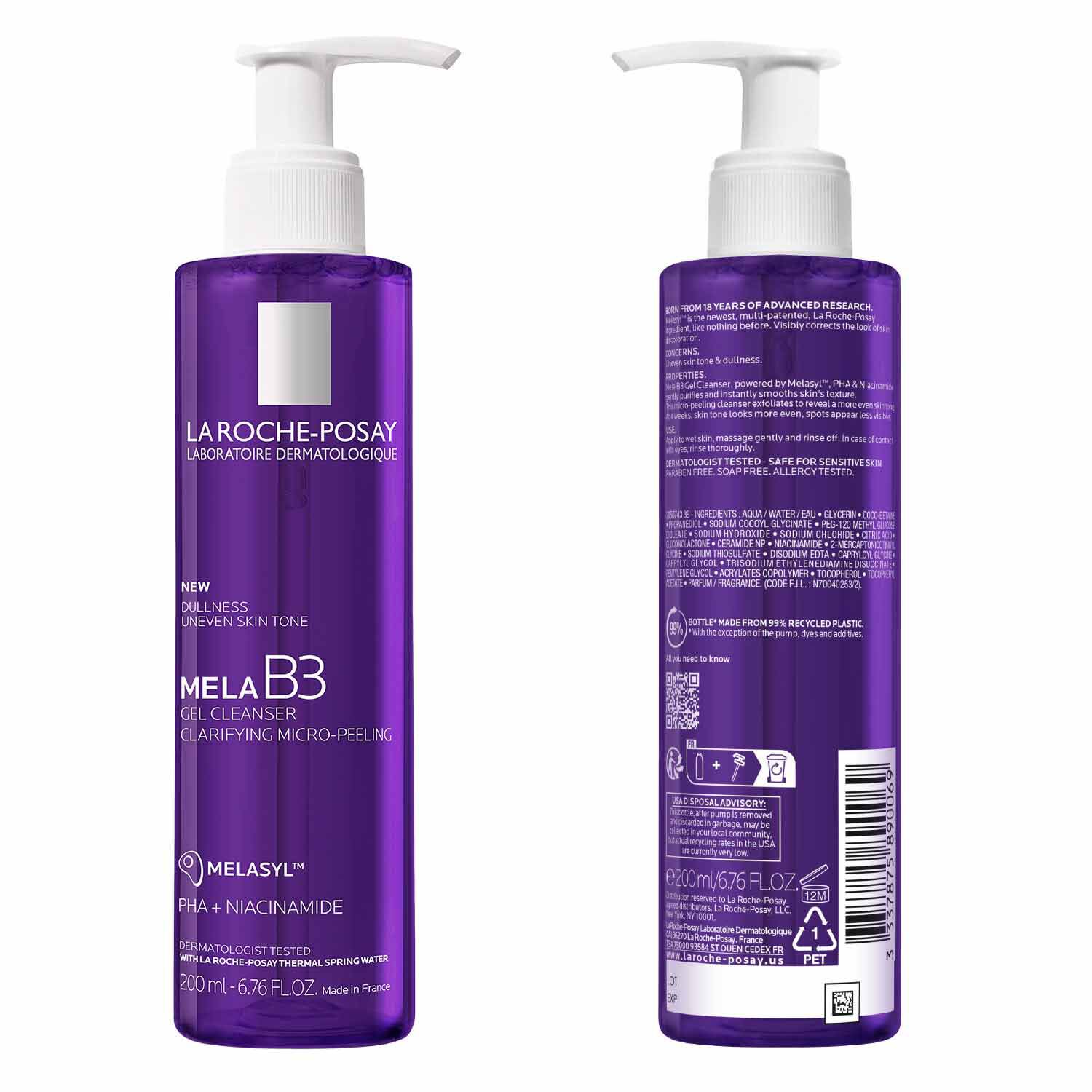 Mela B3 Facial Gel Cleanser With Melasyl™ + Niacinamide 6 Mela B3 Facial Gel Cleanser With Melasyl™ + Niacinamide