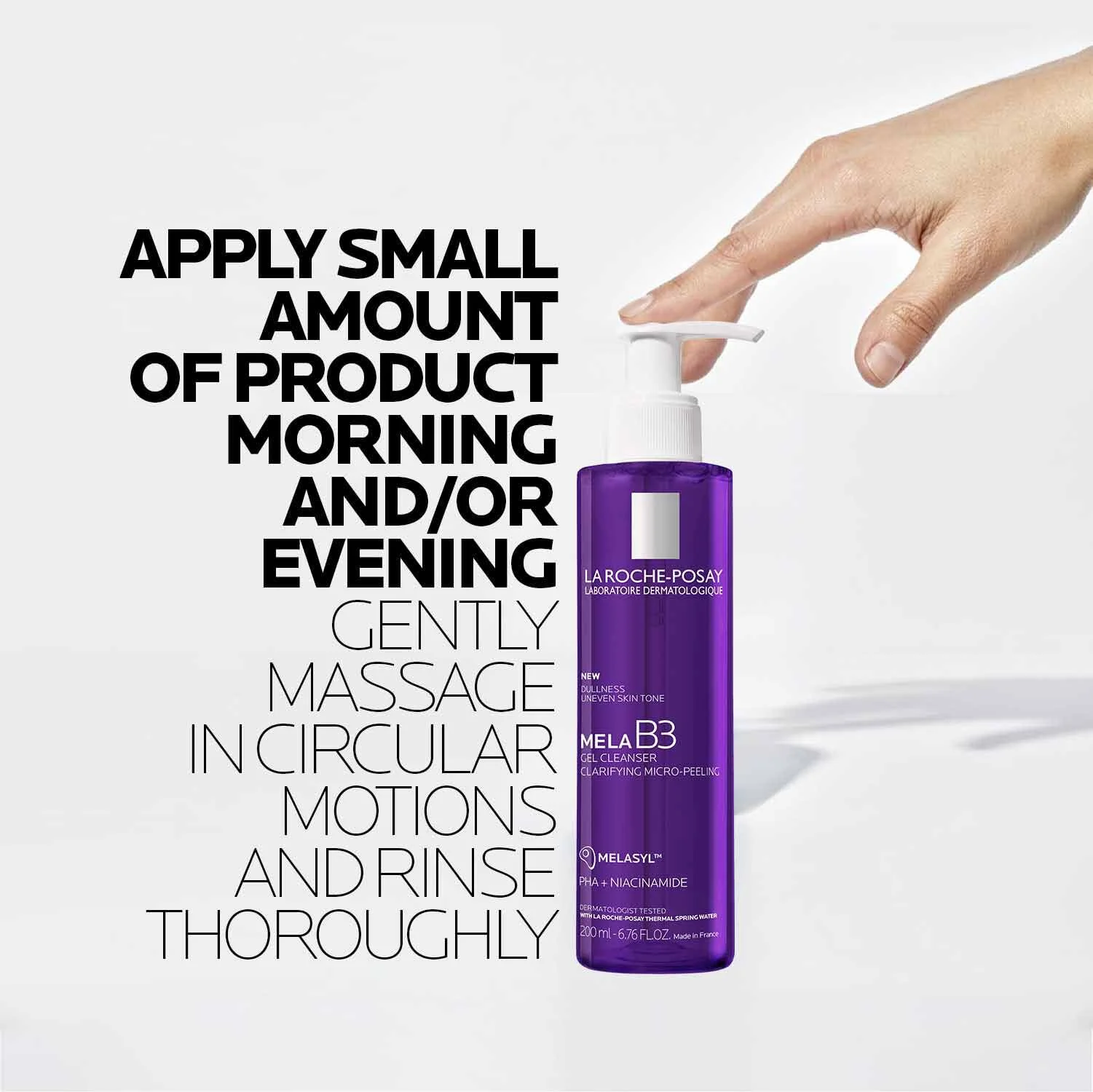 Mela B3 Facial Gel Cleanser With Melasyl™ + Niacinamide 7 Mela B3 Facial Gel Cleanser With Melasyl™ + Niacinamide